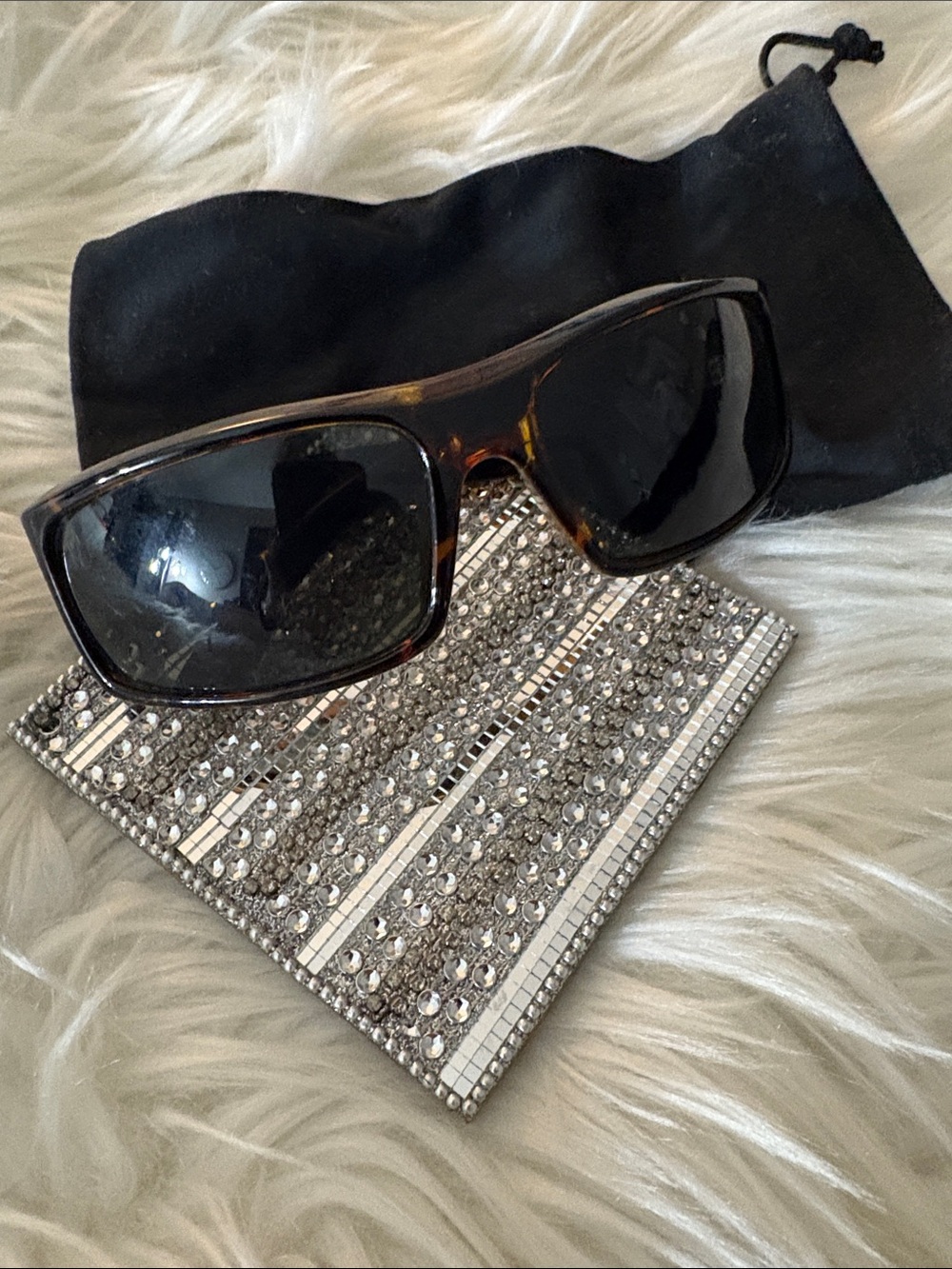 Women's Tortoiseshell Wrap Sunglasses - Brown